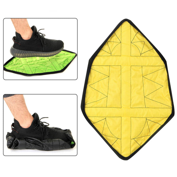 HK step in sock shoe covers automatic hands free shoe cover (pair)