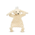 HuggleHounds Bobbi Bunny HuggleFlatties™ Durable Plush Dog Toy