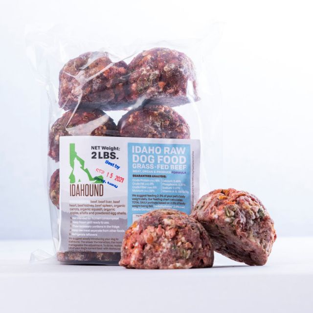 Idahound Beef & Vegetable Raw Dog Food