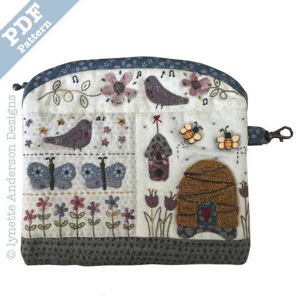 In a Garden Pouch by Lynette Anderson