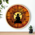 Incandescent Buddha Wall clock by McAshe