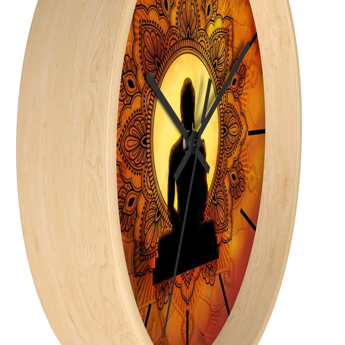 Incandescent Buddha Wall clock by McAshe