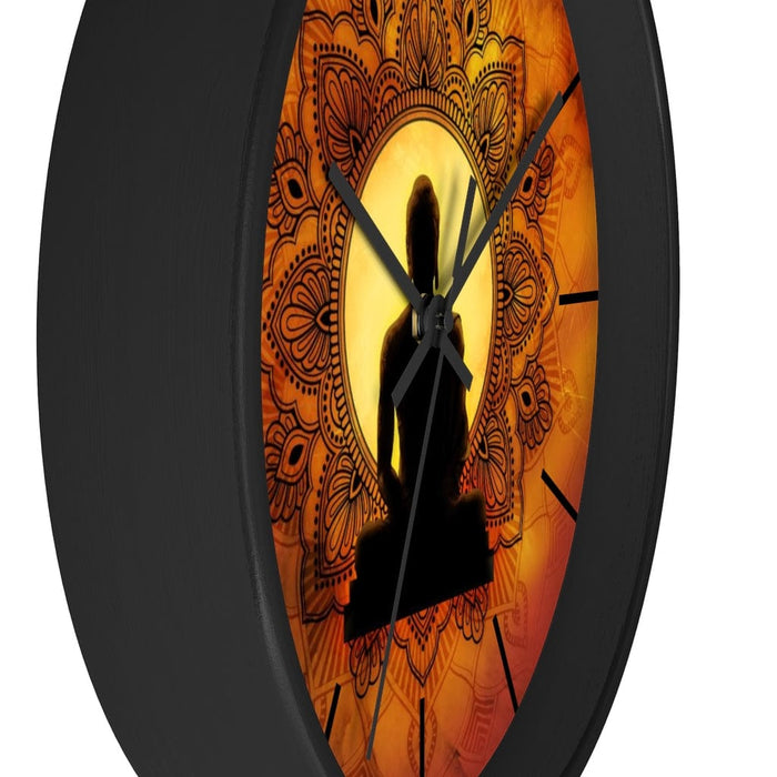 Incandescent Buddha Wall clock by McAshe