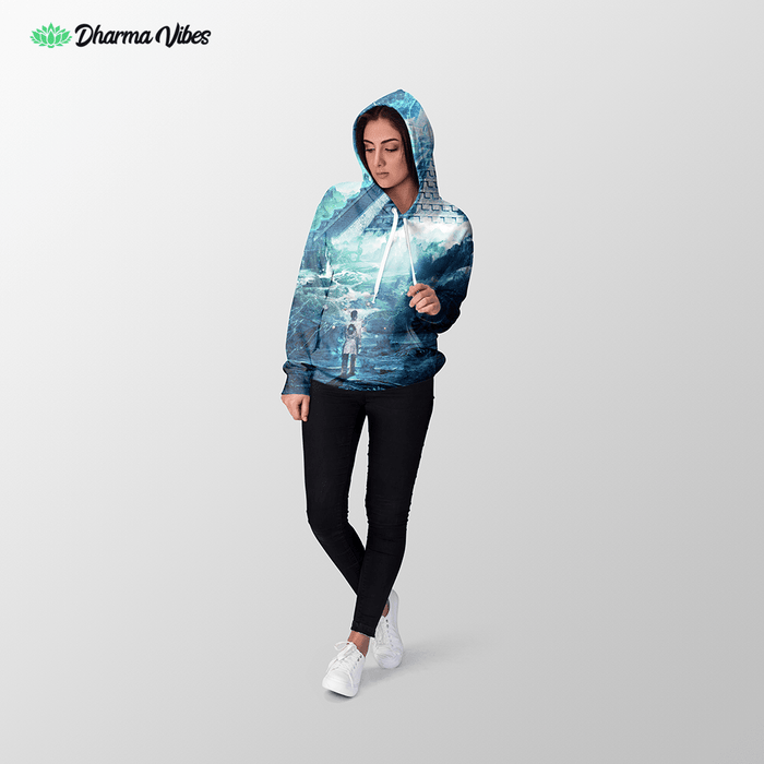 Journey Through a Dream by Cameron Gray Visionary Hoodie