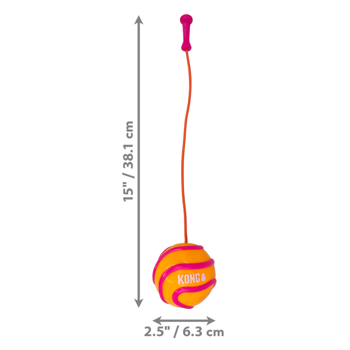 KONG Bunji High-Viz Ball Dog Toy