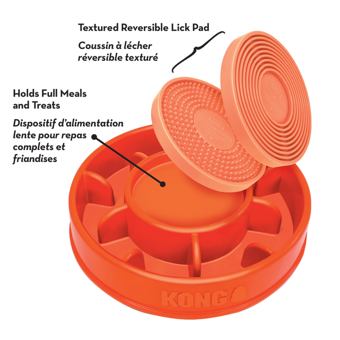 KONG Licks Mealtime Dog Treat and Slow Feeder