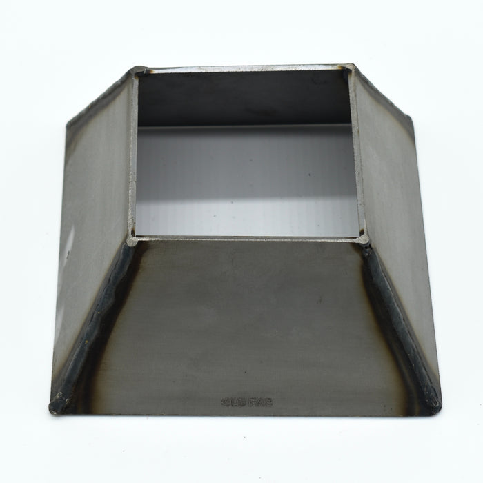 Top Angled view of the Mini kone showing fulled welded sides