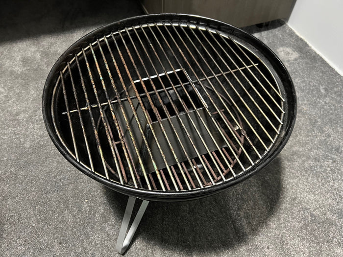 Mini Krispy kone inside a Weber Smokey Joe with the grill installed