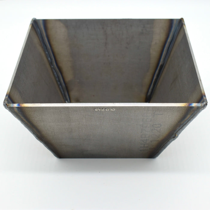 CLD Fabrication Krispy Kone – angled underside view of kettle vortex kone