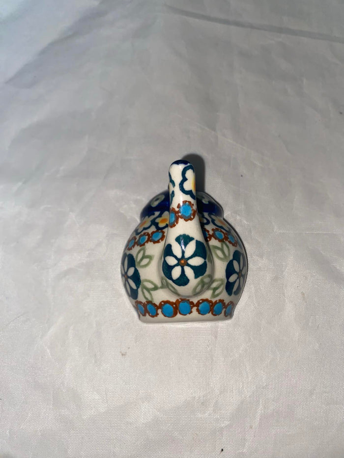Leaved Teapot Key Holder - Shape W-002 - Pattern Leaved