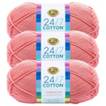 Lion Brand Yarn, 24/7 Cotton Yarn.