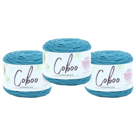 Lion Brand Yarn Coboo Bamboo Yarn, Denim