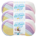Lion Brand Yarn Ice Cream Baby Yarn, Cotton Candy