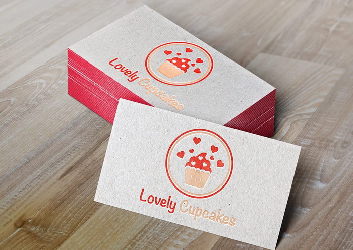 Cupcake Logo Design | Heart Design | Bakery Logo | Bakery Shop | Pastry Shop | Cupcake Design | Bakery | Pastries | Cake Logo