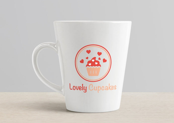 Cupcake Logo Design | Heart Design | Bakery Logo | Bakery Shop | Pastry Shop | Cupcake Design | Bakery | Pastries | Cake Logo