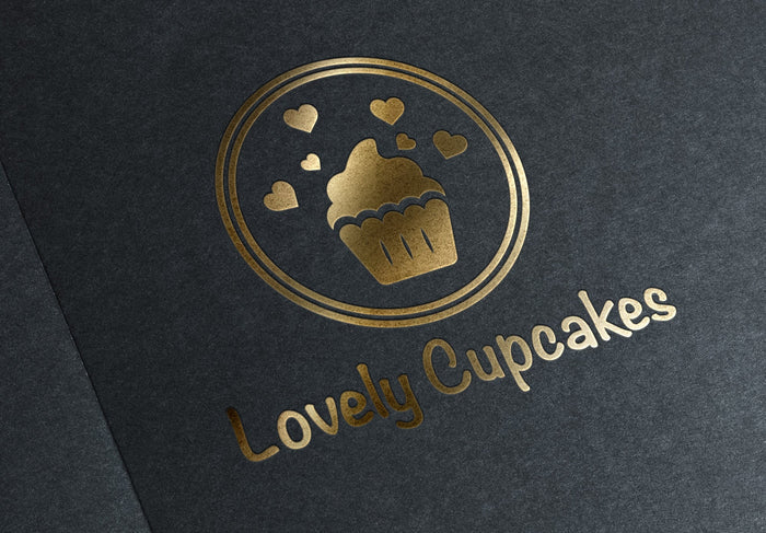 Cupcake Logo Design | Heart Design | Bakery Logo | Bakery Shop | Pastry Shop | Cupcake Design | Bakery | Pastries | Cake Logo