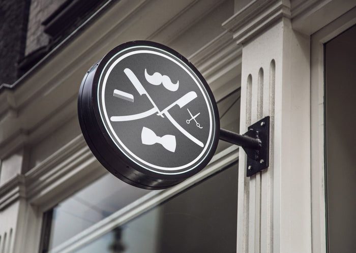 Barbershop Logo Design | Barber | Barber Shop Logo | Barber Logo | Mustache Design | Scissors | Comb