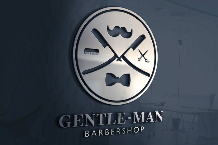Barbershop Logo Design | Barber | Barber Shop Logo | Barber Logo | Mustache Design | Scissors | Comb
