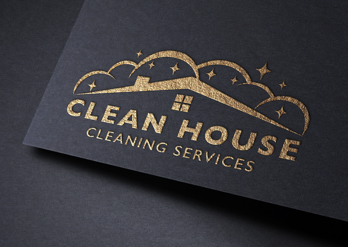 Cleaning Services Logo Design | Cleaning Business Logo | Housekeeping Logo | House Cleaning Logo | Residential | Office Cleaning Services