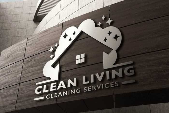 Logo Design - House Cleaning Design | Housekeeping Logo | Maid Services | Cleaning Business