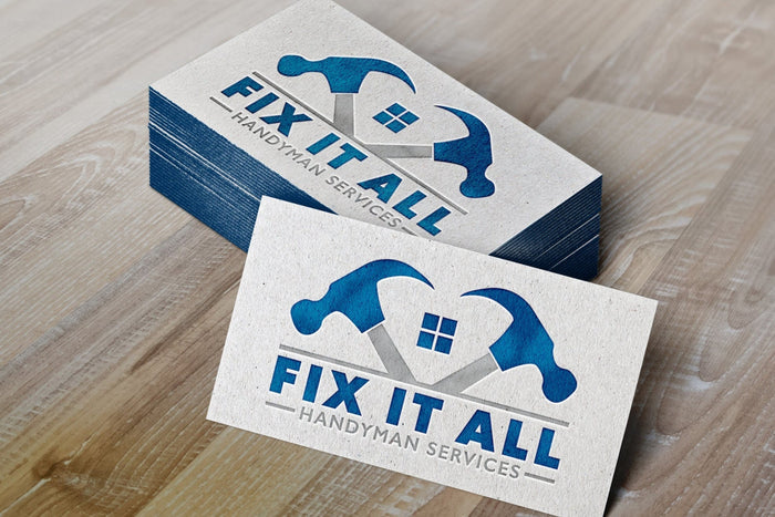 Copy of Logo Design - Construction Business | House Design | Hammer Design | HandyMan Services