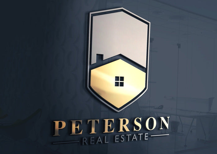 Construction Logo | Real Estate Logo | Logo Design | Real Estate Business | Construction Company | Roofing Logo | Roofers | Real Estate Agent