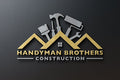 Logo Design - Construction Company | House Design | Hammer Design | HandyMan Services