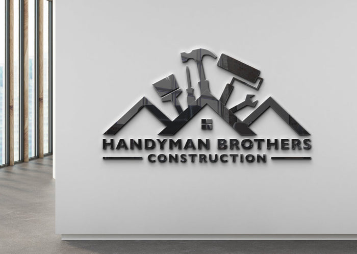 Logo Design - Construction Company | House Design | Hammer Design | HandyMan Services