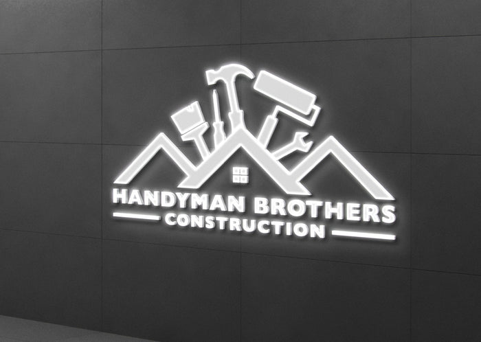 Logo Design - Construction Company | House Design | Hammer Design | HandyMan Services