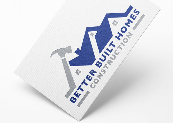 Construction Logo Design | Hammer Design | Roofing Business | Handyman Services | Construction Company | Architect | Roofer | Home Repair