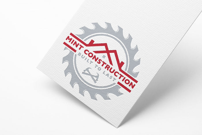 Logo Design - Construction Logo Design | Roofing Business Logo | Handyman Logo | Home Repair Logo Design