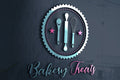 Logo Design Bakery Baker Sweets Cupcake Logo Design Pastry Shop