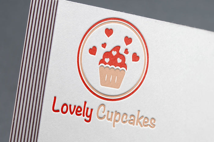 Cupcake Logo Design | Heart Design | Bakery Logo | Bakery Shop | Pastry Shop | Cupcake Design | Bakery | Pastries | Cake Logo