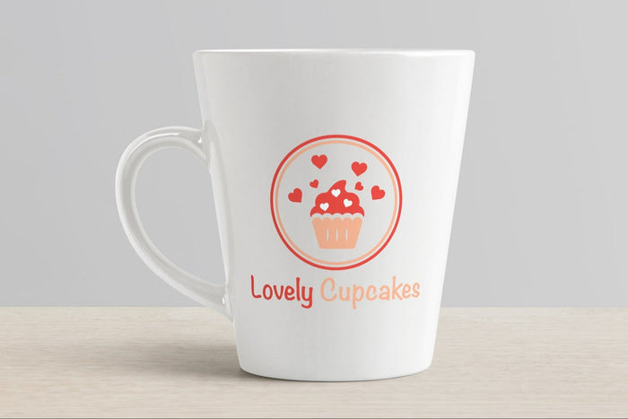 Cupcake Logo Design | Heart Design | Bakery Logo | Bakery Shop | Pastry Shop | Cupcake Design | Bakery | Pastries | Cake Logo