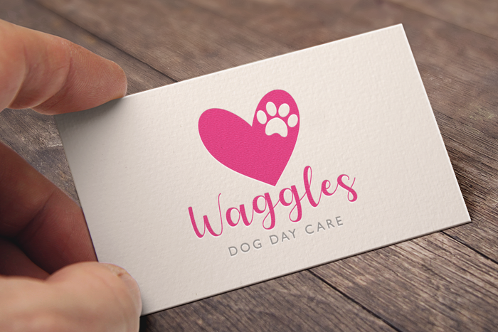 Logo Design - Doggy Day Care Logo | Pet Day Care | Dog Logo | Paw Logo | Pet Store | Dog Paw | Puppy Logo