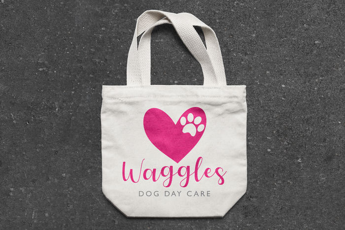 Logo Design - Doggy Day Care Logo | Pet Day Care | Dog Logo | Paw Logo | Pet Store | Dog Paw | Puppy Logo