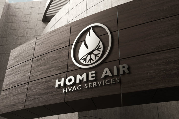 Logo Design - HVAC Logo | Air Conditioning Logo | Heating Logo| Heating Cooling