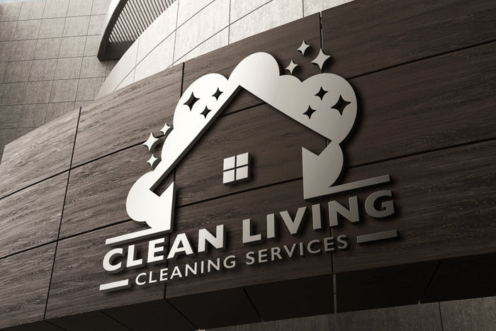 Logo Design - House Cleaning Design | Housekeeping Logo | Maid Services | Cleaning Business