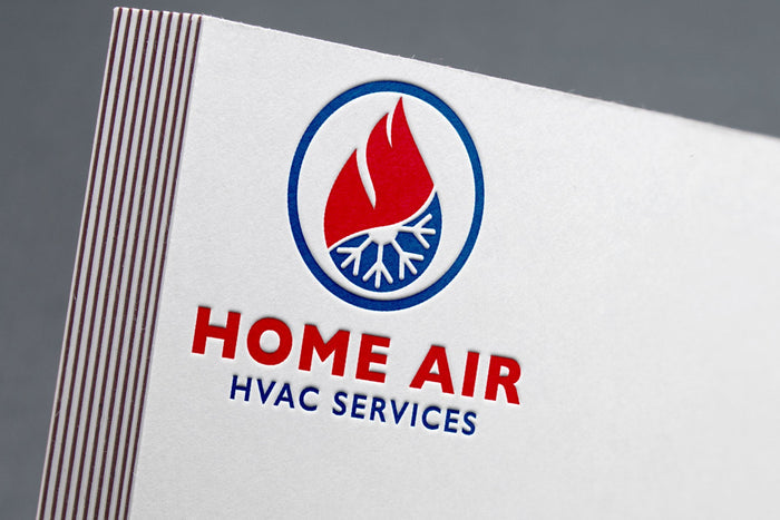 Logo Design - HVAC Logo | Air Conditioning Logo | Heating Logo| Heating Cooling