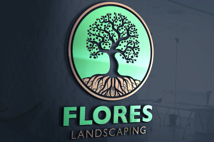 Landscaping Logo | Tree Service | Landscape Logo | Lawn Care Logo | Landscaper Logo | Professional Logo Design | Lawn Maintenance | Leaf Logo