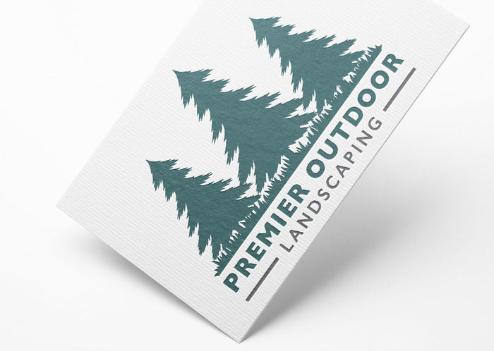 Logo Design - Landscaping Business | Lawn Care Company | Lawn Maintenance | Tree Service | Pine Tree