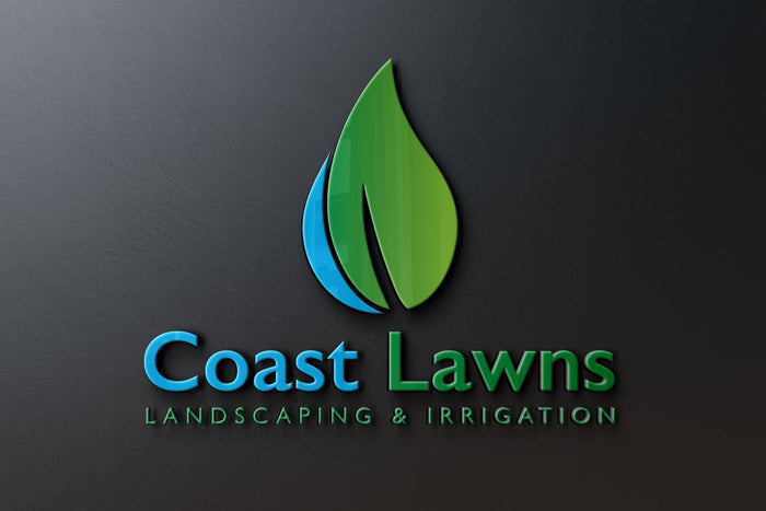 Logo Design - Landscaping Logo | Irrigation Logo Design | Lawn Care Logo | Yard Care | Leaf Design