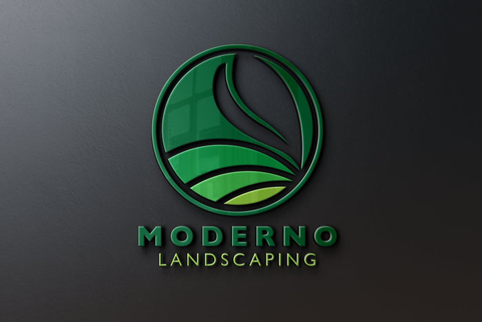 Logo Design - Landscaping Design | Lawn Care Business | Leaf Icon | Landscaper | Maintenance