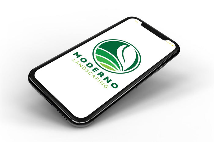 Logo Design - Landscaping Design | Lawn Care Business | Leaf Icon | Landscaper | Maintenance