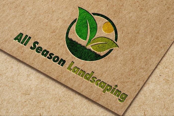 landscaping lawn care business company logo design