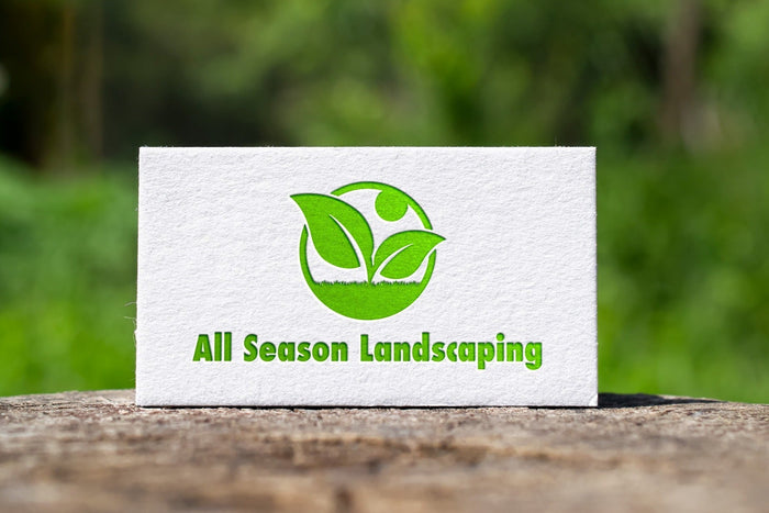 landscaping lawn care business company logo design