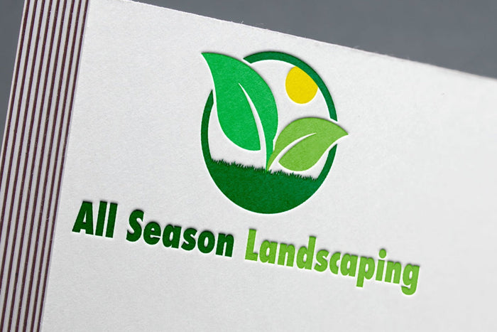 landscaping lawn care business company logo design