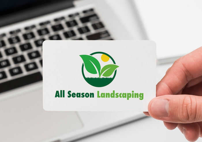 landscaping lawn care business company logo design