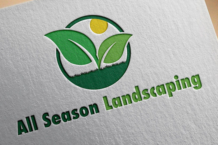 landscaping lawn care business company logo design