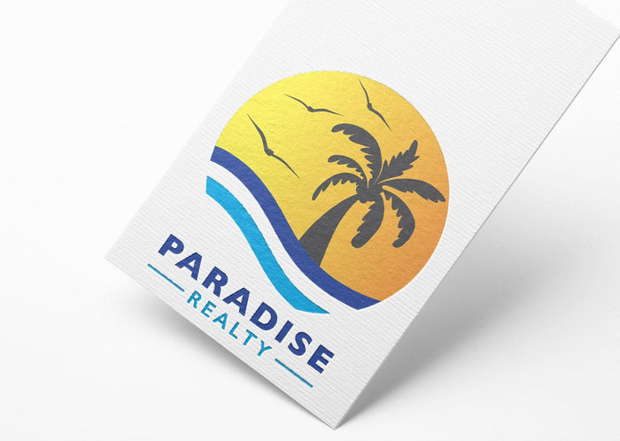 Logo Design - Landscaping Business | Palm Trees | Tree Service Company | Beach Design | Real Estate | Realty | Property Management Logo